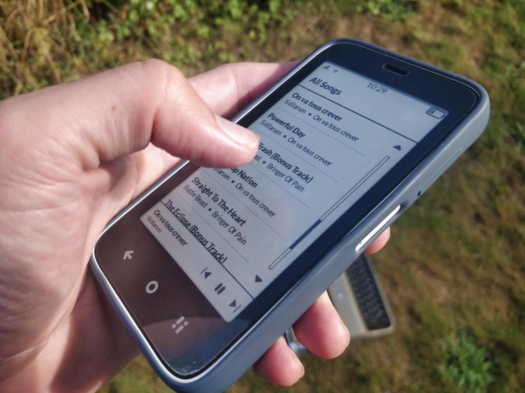 Lâapplication musicale est vraiment trĂšs minimalisteâŻ!